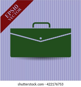 business briefcase icon vector symbol flat eps jpg