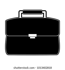 Business briefcase isolated