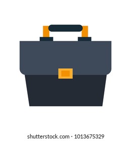 Business briefcase isolated