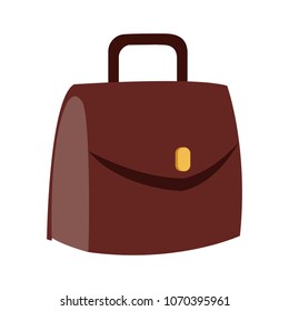 Business briefcase isolated