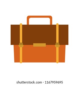Business briefcase isolated