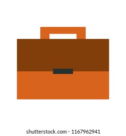 Business briefcase isolated