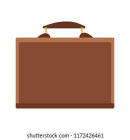 Business briefcase isolated
