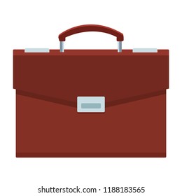 Business briefcase isolated