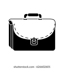 Business briefcase isolated