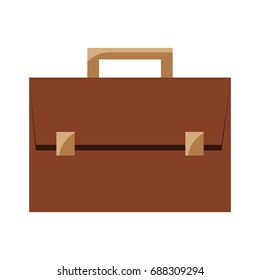 Business briefcase isolated