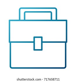 Business briefcase isolated