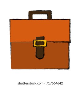 Business briefcase isolated