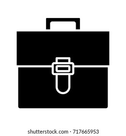 Business briefcase isolated