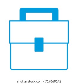 Business briefcase isolated