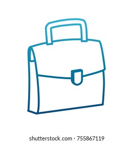 Business briefcase isolated