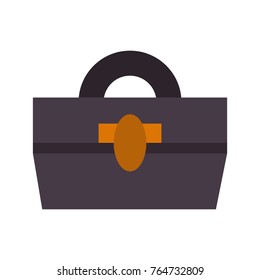 Business briefcase isolated