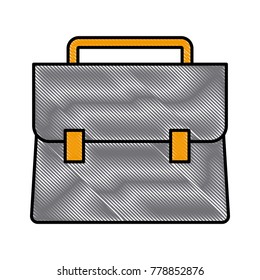 Business briefcase isolated