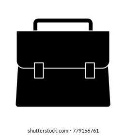 Business briefcase isolated