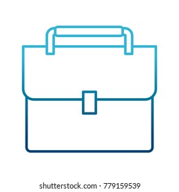 Business briefcase isolated
