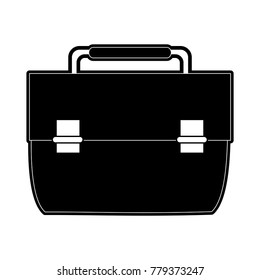 Business briefcase isolated