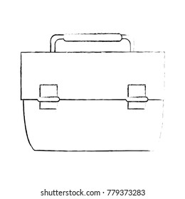 Business briefcase isolated
