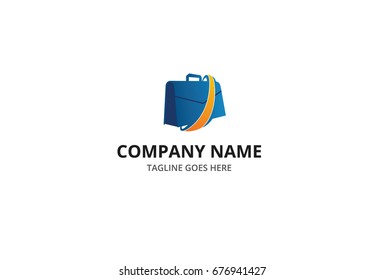 Business Briefcase Logo Template