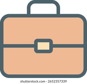 Ícone de ilustração minimalista do business briefcase