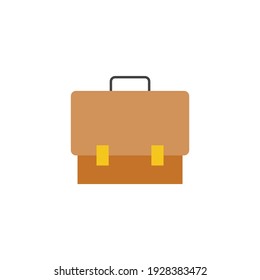 Business Briefcase, suitcase icon in color icon, isolated on white background 