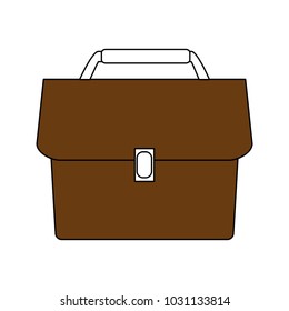 Business briefcase symbol