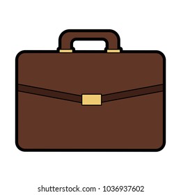 Business briefcase symbol