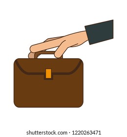 Business briefcase symbol