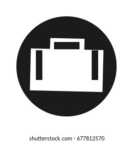Business briefcase symbol