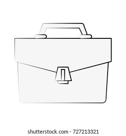 Business briefcase symbol