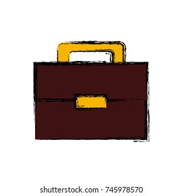 Business briefcase symbol