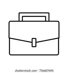 Business briefcase symbol