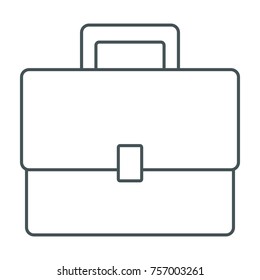 Business briefcase symbol