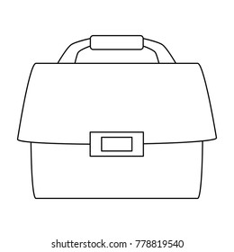 Business briefcase symbol