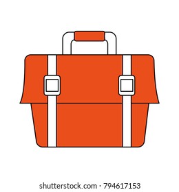 Business briefcase symbol