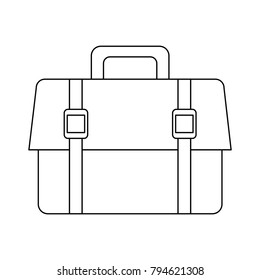Business briefcase symbol