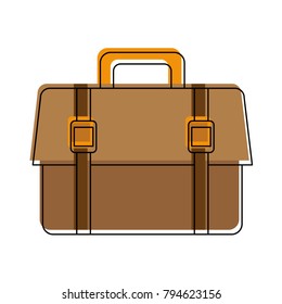 Business briefcase symbol