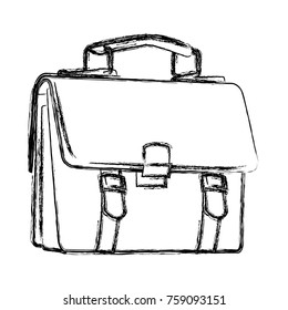 Business briefcase symbol icon vector illustration graphic design