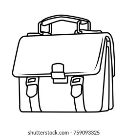 Business briefcase symbol icon vector illustration graphic design