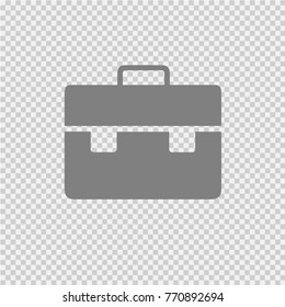 Business briefcase vector icon eps 10.