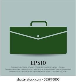 Business Briefcase vector icon or symbol