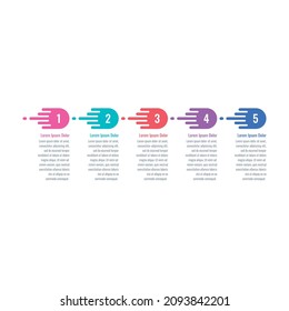 plantilla de información de negocios. cinco opciones plantilla de infografía comercial. Internet, informe anual, plantilla de infografía web