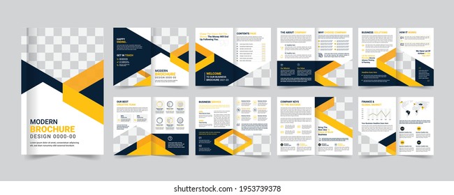 Business Brochure or Annual report design template.