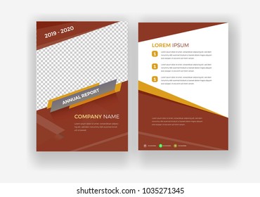 Business Brochure Background Design Template, Flyer Layout, Poster, Magazine, Annual Report, Book. Size A4 Vector Design illustration.