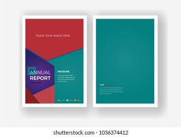 Business Brochure Background Design Template, Flyer Layout, Poster, Magazine, Annual Report, Book. Size A4 and A3 Vector Design illustration