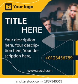 Business Brochure Background Design Template, Flyer Layout, Poster, Magazine, Vector Design illustration