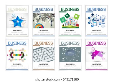 Business brochure cover