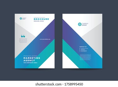 Business Brochure Cover Design | Annual Report And Company Profile Cover | Booklet And Catalog Cover