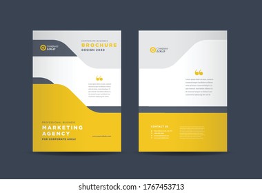 Business Brochure Cover Design | Annual Report And Company Profile Cover | Booklet And Catalog Cover