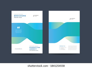 Business Brochure Cover Design, Annual Report And Company Profile Cover, Booklet And Catalog Cover 