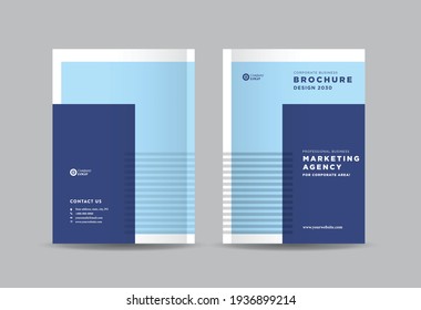 Business Brochure Cover Design or Annual Report and Company Profile Cover or Booklet and Catalog Cover 